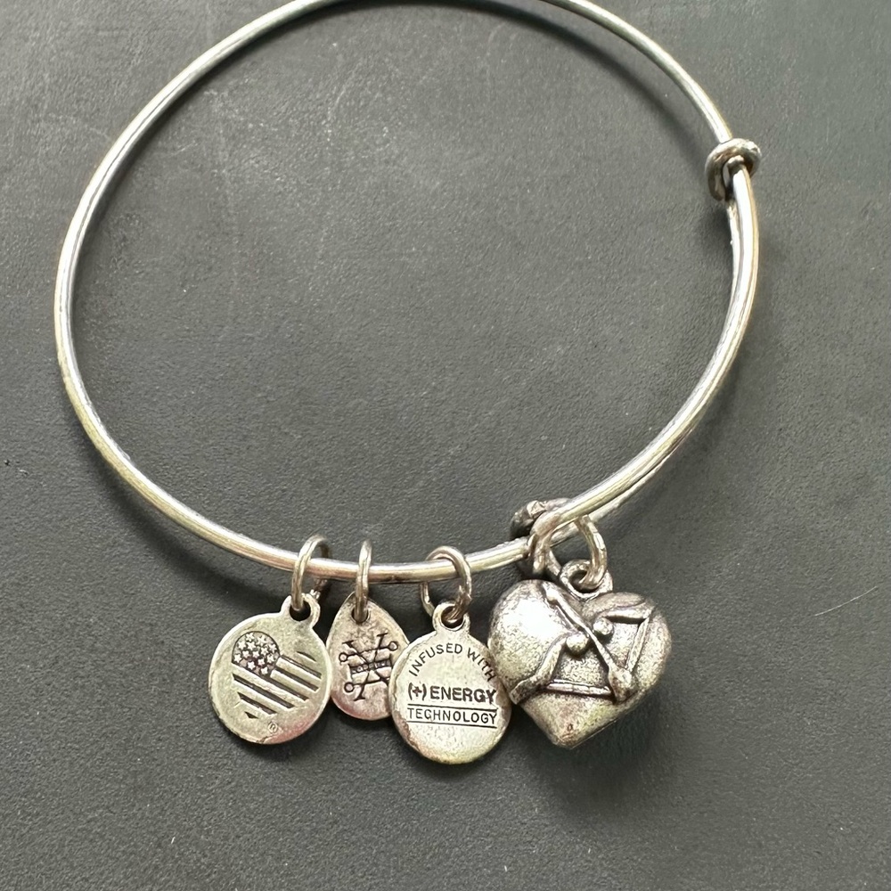Alex and Ani Silver Charm Bracelet